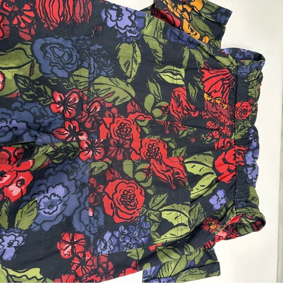 Lucy & Yak Floral Jumpsuit - Black, Red, Green - Picture 12 of 12